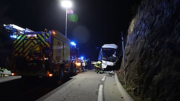 Imágenes del accidente