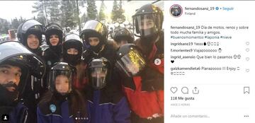Los ex jugadores de fútbol Fernando Sanz y Fernando Morientes junto a sus familias han disfrutado de la entrañable visita navideña a Papá Noel en Laponia, Finlandia.