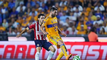 during the game Tigres UANL vs Guadalajara, corresponding to first leg match of great final of the Torneo Clausura 2023 of the Liga BBVA MX, at Universitario Stadium, on May 25, 2023.
<br><br>
durante el partido Tigres UANL vs Guadalajara, Correspondiente al partido de Ida de la Gran final del Torneo Clausura 2023 de la Liga BBVA MX, en el Estadio Universitario, el 25 de Mayo de 2023.