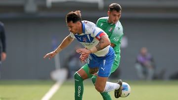 Futbol, Audax Italiano vs Universidad Catolica
Fecha 16, Liga de Primera 2025
El jugador de Universidad Catolica Fernando Zampedri, es fotografiado contra Audax Italiano durante un partido de primera division realizado en el estadio Bicentenario La Florida en Santiago, Chile.
20/07/2025
Javier Torres/Photosport
Football, Audax Italiano vs Universidad Catolica
16th turn, First Division League 2025
Universidad Catolica player Fernando Zampedri, is picture against Audax Italiano during a first division match at the Bicentenario La Florida stadium in Santiago, Chile.
20/07/2025
Javier Torres/Photosport