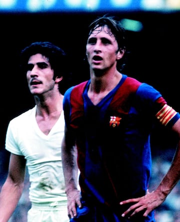 Goyo y Johan Cruyff.