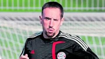 <b>KO. </b>Ribéry aún no se ha recuperado de su lesión.
