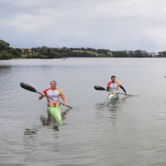 El K4 subcampeón mundial se entrena de nuevo en Asturias
