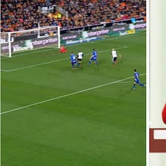 Su reacción lo dice todo: el fallo de Sivera en su vuelta a Mestalla