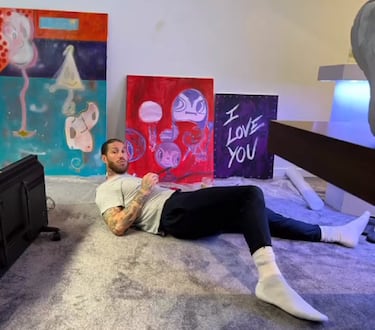 Sergio Ramos se pone a pintar