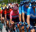 Los españoles en el Giro: el Movistar controló la etapa
