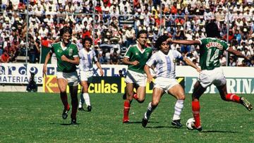 La vez que México enfrentó a la Argentina de Maradona