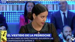 Cristina Pedroche en su tensa visita a &quot;Espejo P&uacute;blico&quot; el 3 de enero de 2019