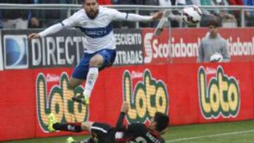 Fuentes lucha por un puesto de titular ante Palestino. 