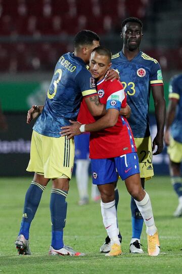 Con el empate en Chile, Colombia llega a 4 puntos y es tercero en la tabla de posiciones de la Eliminatorias a Qatar 2022.