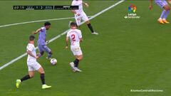 ¡Pero Rodrygo! Otro regate para el recuerdo ‘crujiendo’ la cintura de Montiel en el 1-2