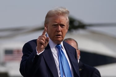 Sigue entrando a nuestro país por su culpa: Trump culpa a México del mayor problema de Estados Unidos