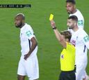La polémica segunda tarjeta amarilla y roja a Germán