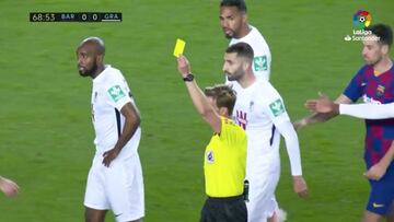 La polémica segunda tarjeta amarilla y roja a Germán