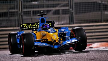 Fernando Alonso (Renault R25). Abu Dhabi, F1 2020. 