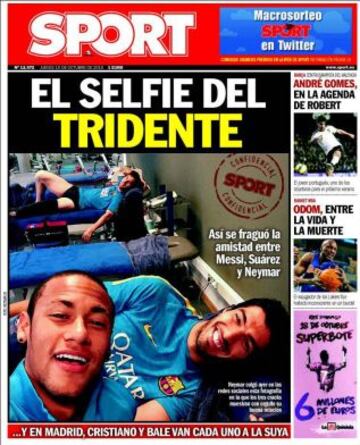 Portadas de la prensa deportiva