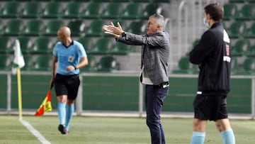 Lucas Alcaraz, entrenador del Albacete.