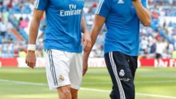 LESIONADO. Bale se retiró en el calentamiento previo al partido con el Getafe el 22 de septiembre.