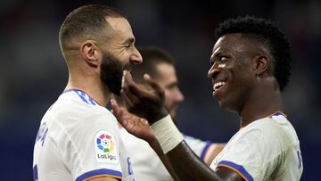 Benzema y Vinicius.