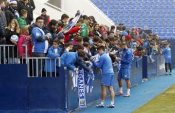 Butarque abre sus puertas a la afición pepinera