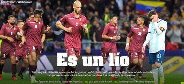 La prensa mundial, sin piedad: "Messi no puede tapar el bosque"