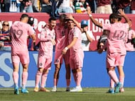 Lionel Messi scores twice as Inter Miami secure a narrow win in front of more than 75,000 fans in Denver.
