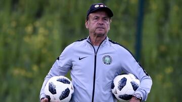 Gernot Rohr, seleccionador de Nigeria.