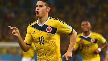 James Rodr&iacute;guez, figura en el Mundial de Brasil 2014 