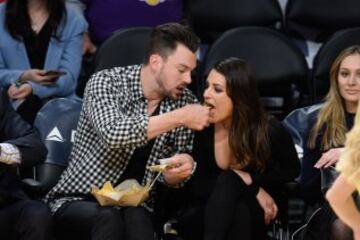 La actriz y cantante Lea Michele junto a su pareja el también actor y modelo Matthew Paetz.