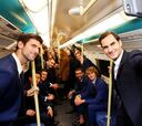 Masters de Tenis 2018: Los tenistas en el Metro de Londres