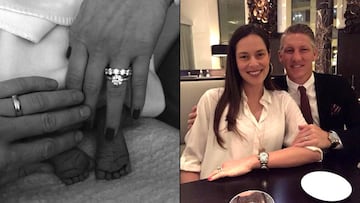 Schweinsteiger y Ana Ivanovic, padres de su primer hijo