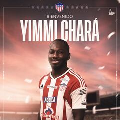 Yimmi Chará, nuevo jugador de Junior de Barranquilla