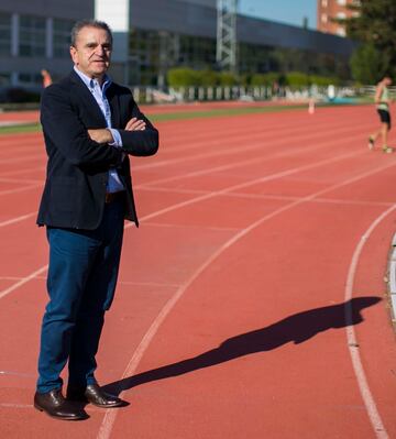 El secretario de Estado para el Deporte, este martes en el Centro de Alto Rendimiento de Madrid.