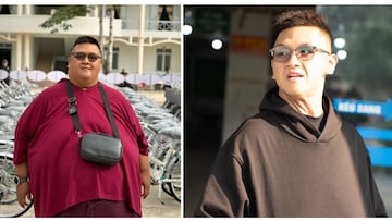 Este hombre de 28 años pasa de 230 kilos a 103 en un año: “Resulta que perder peso no es tan difícil”