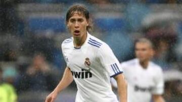 Canales, en el Bernabéu.