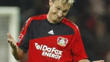 Hyypia, con el Leverkusen.