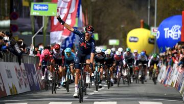 El pol¨¦mico Gianni Moscon resurge en el Tour de los Alpes