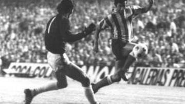 Gárate jugó dos partidos en el Prater, uno en la temporada 1967-68 y otro en la 1970-71.