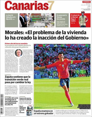 La prensa, ilusionada con la victoria de España