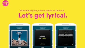 Conoce las historias de cada canción con la nueva función de Spotify para Android