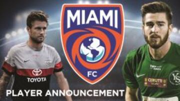 Rusin y Smith son los nuevos fichajes del Miami FC.