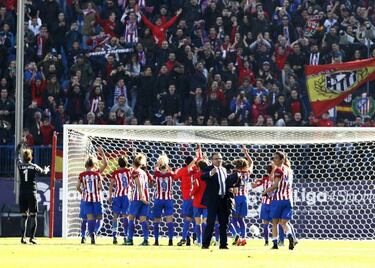Nearly 14,000 fans in the Calderón for Atleti-Barça