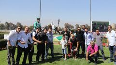 Arturo Vidal disfruta su tarde libre en el Club Hípico