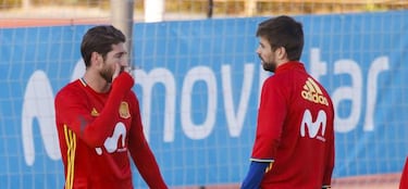 "When Piqué and Ramos are here, they play for the same team"