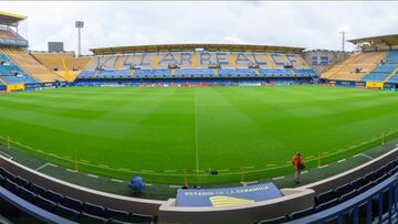 Césped del estadio de La Cerámica.