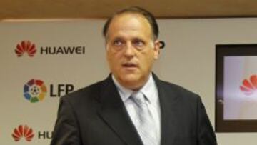 Javier Tebas, presidente de la Liga de F&uacute;tbol Profesional (LFP).
