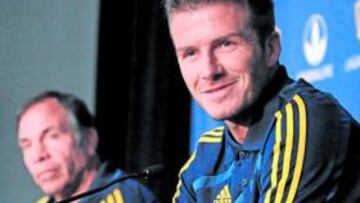 <b>A DISGUSTO. </b>Beckham sugirió que debería irse del Galaxy.