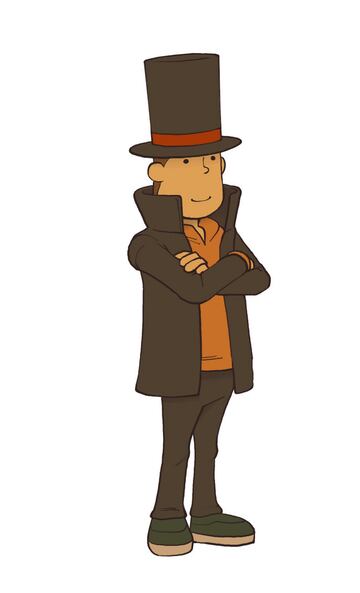 Ilustración - Profesor Layton y el Legado de la Super Civilización (3DS)