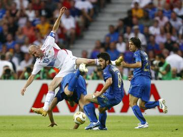 Italia ganó su cuarto título del mundo en Alemania en 2006 tras vencer por penaltis a Francia.