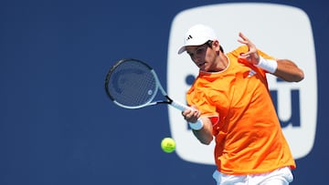 Rafael Jódar, contra Tomás Martín Etcheverry en Miami.